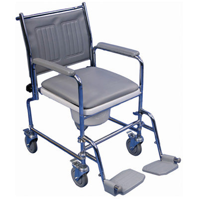 Lenham Height Adjustable Mobile Commode
